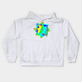 rainbow burst Kids Hoodie